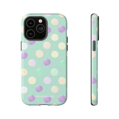 Pastel Polka Dots - Tough iPhone 14 Phone Case