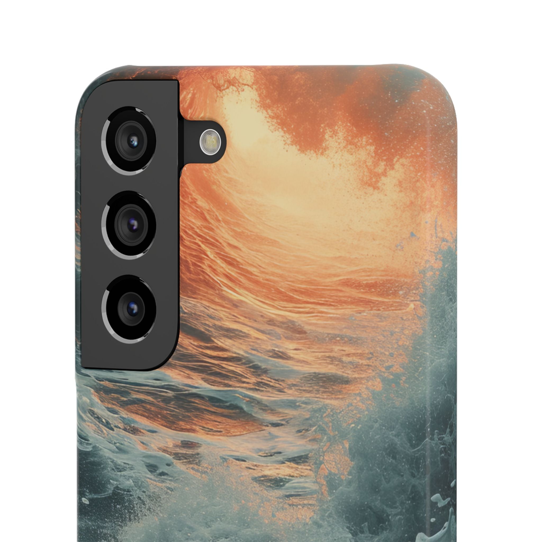 Fiery Wave Power - Slim Samsung S22 Phone Case