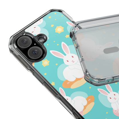 Bunnies Float Dreamily iPhone Case - Impact