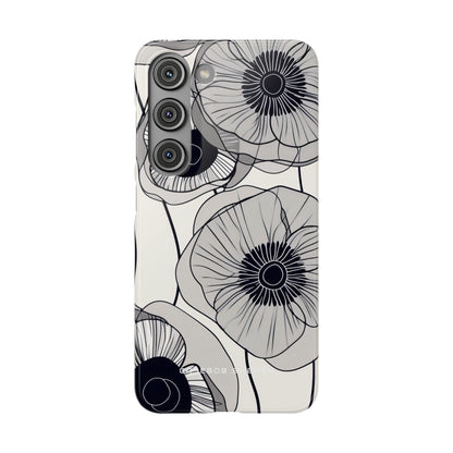 Moderne minimalistische Blumen Samsung S23 - Schlanke Handyhülle