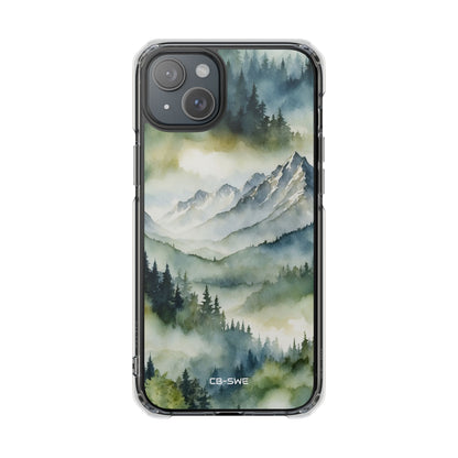 Misty Peaks Emerge iPhone Case - Impact