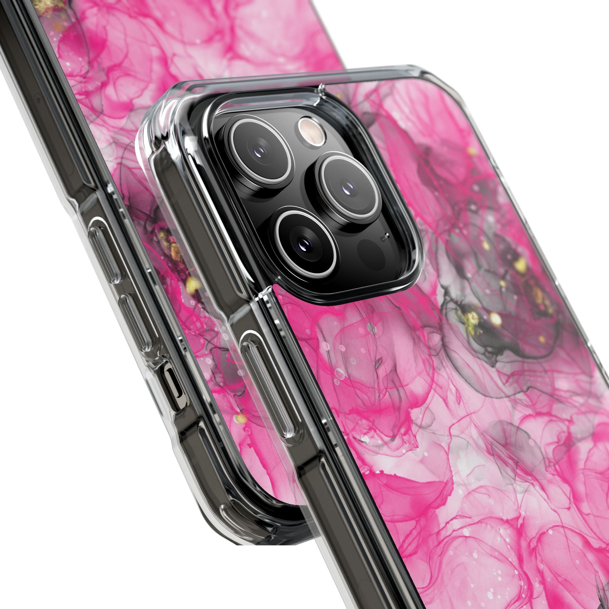 Vibrant Pink Swirls iPhone Case - Impact