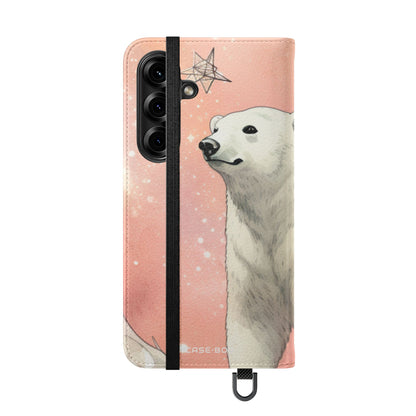 Polar Bear Nebula - Samsung S25 - Lompakkokotelo
