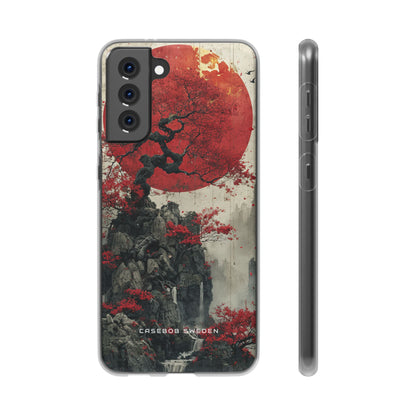 Zen Serenity in Red Harmony Samsung S21 - Flexi Phone Case