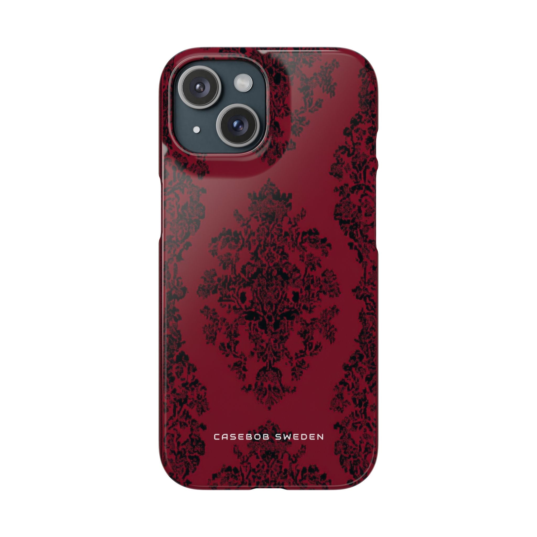 Gothic Crimson Elegance iPhone 15 - Slim Phone Case