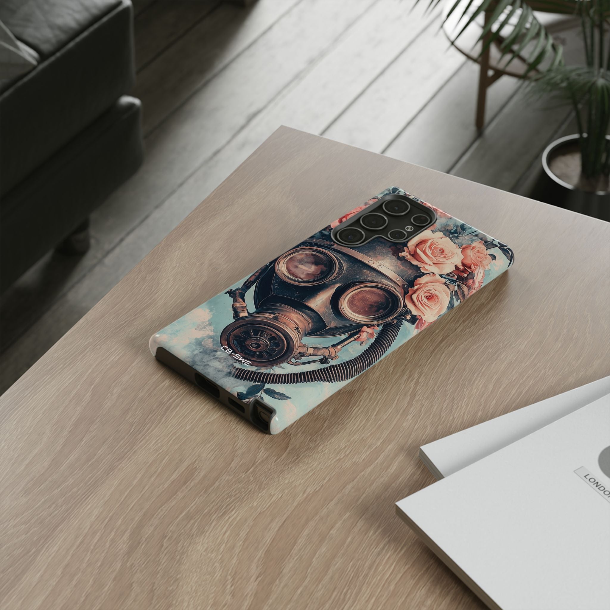 Roses Embrace Mask - Samsung Case