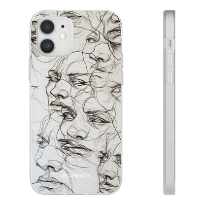 Ethereal Faces | Flexible Phone Case for iPhone