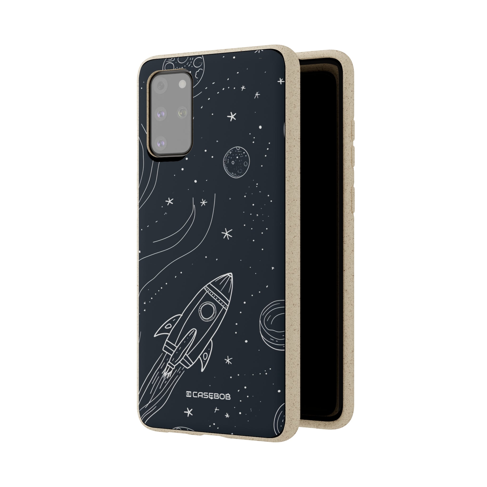 Cosmic Doodle Adventure | Biodegradable Phone Case