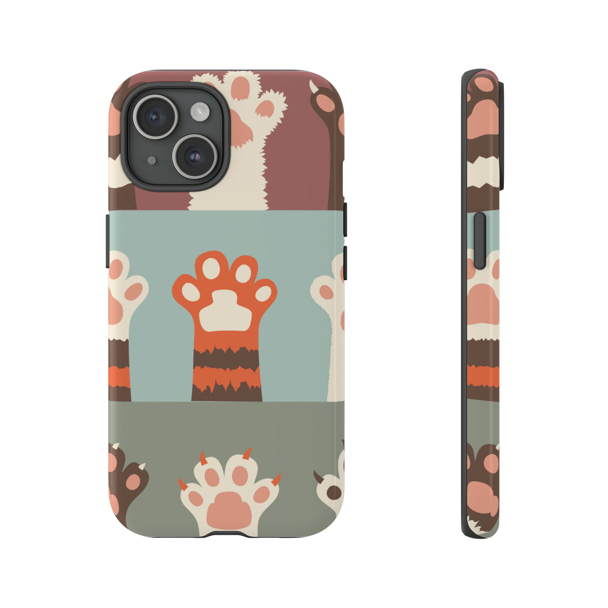 Vintage Cat Paw - Protective Phone Case