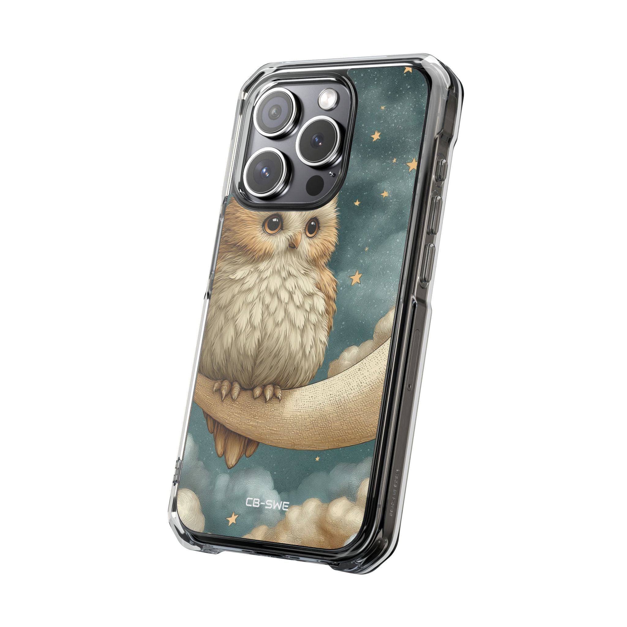 Owls Nestle Moon iPhone Case - Impact