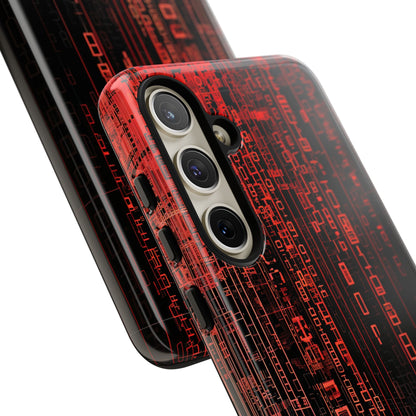 Crimson Glyphs Samsung S24 Plus Case - Tough