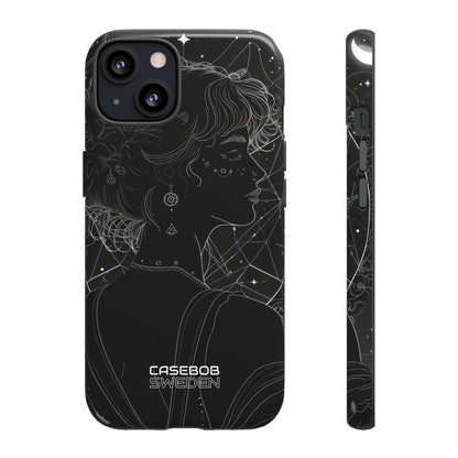 Celestial Bloom Silhouette iPhone 13 - Tough