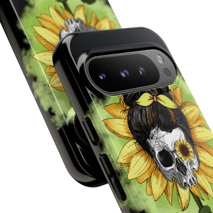 Sunflower Skull Fusion - Google Pixel Case