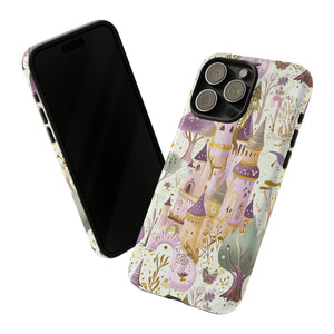 Fairytale Castles Pastel Dream - Protective Phone Case