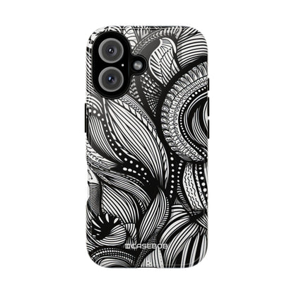 Fluid Monochrome: Intricate Patterns - for iPhone 16