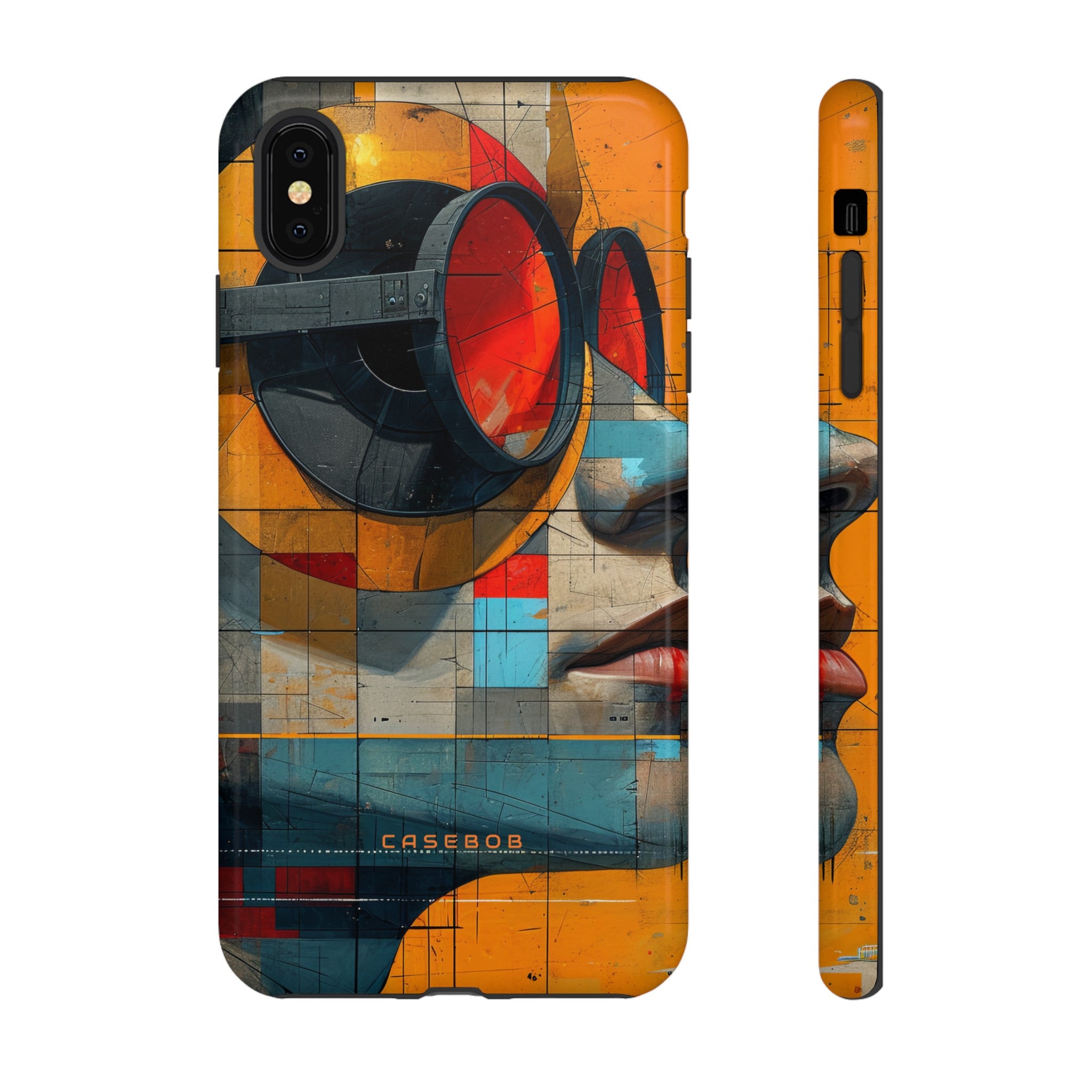 Cartoon Geometry Fusion - Protective Phone Case