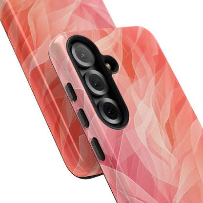 Peach Wave Drift Samsung S25 Plus Case - Tough