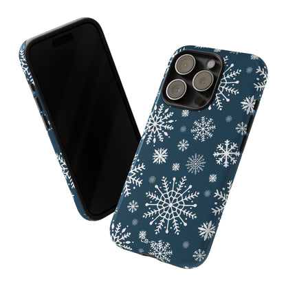 Snowflakes Dance Gracefully - iPhone Case