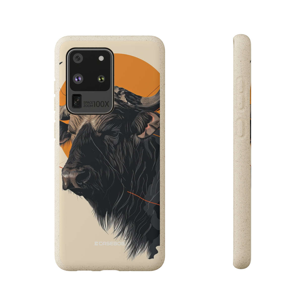 Majestic Buffalo Sun | Biodegradable Phone Case