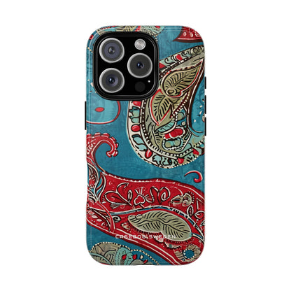 Vintage Paisley Elegance iPhone 16 - Tough Phone Case