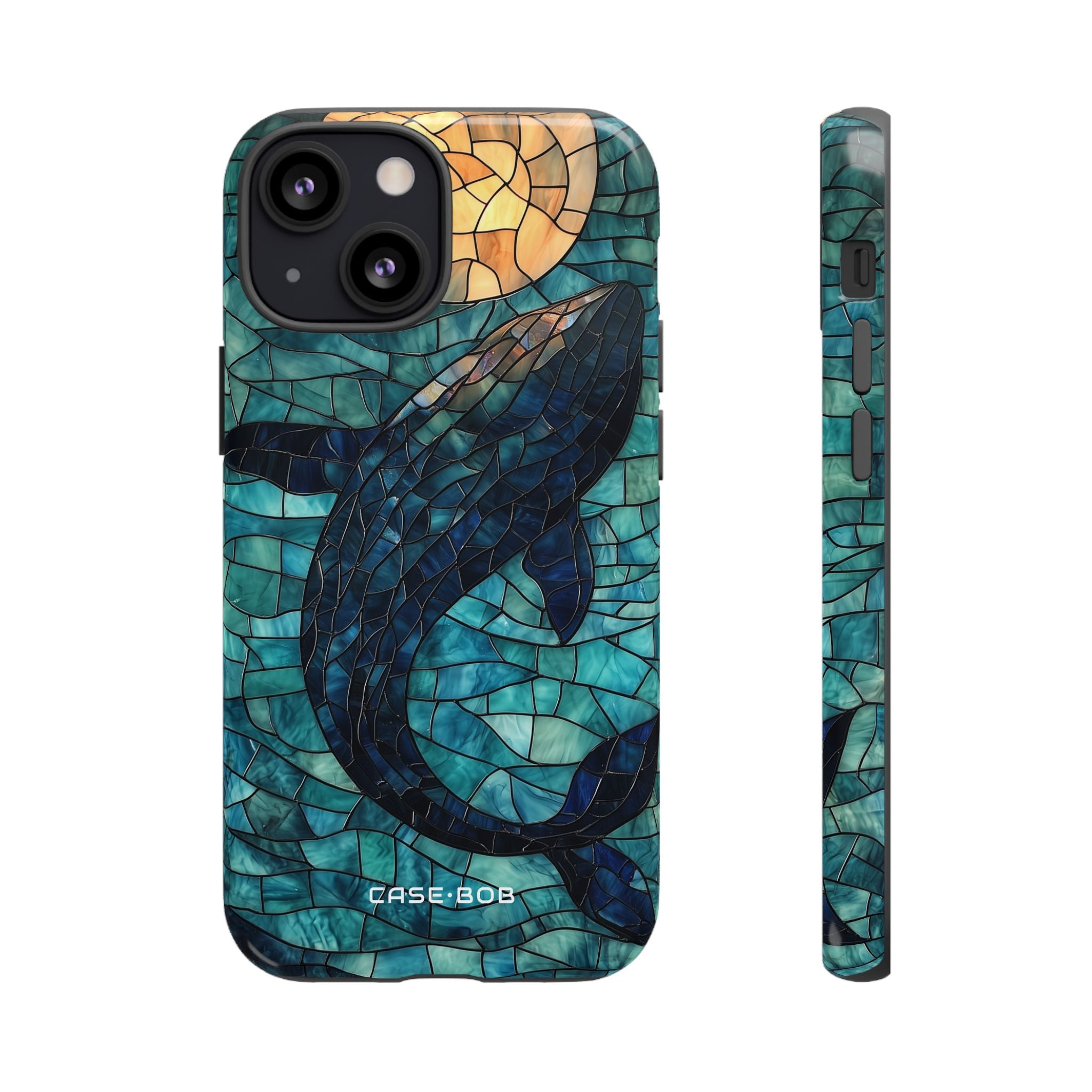 Celestial Whale iPhone 13 Mini Case - Tough