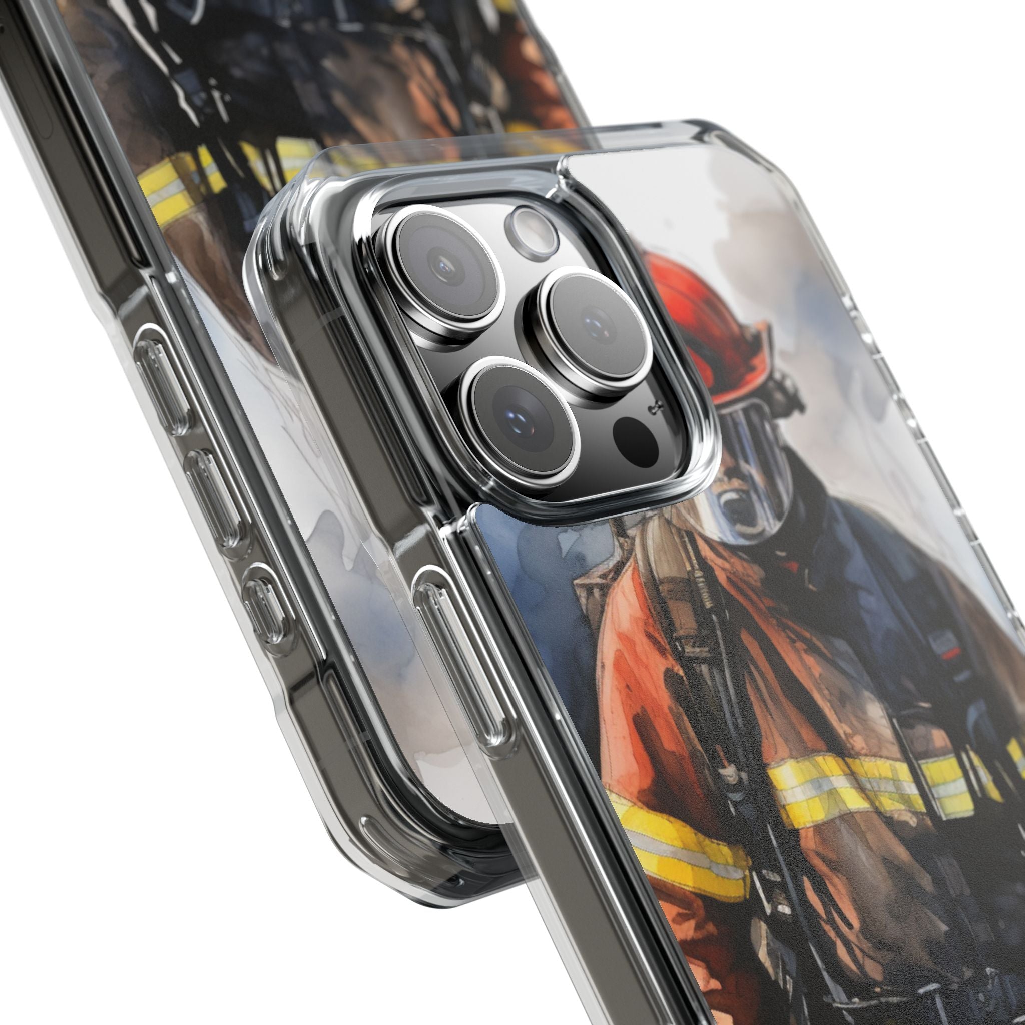 Firefighter In Motion iPhone Case - Impact