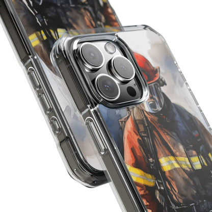 Firefighter In Motion iPhone Case - Impact