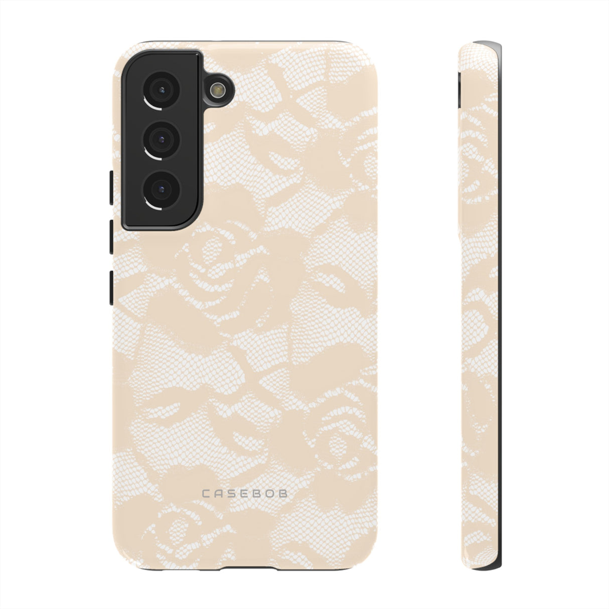 Ivory Lace Gothic Flower Phone Case - Protective - Protective Phone Case