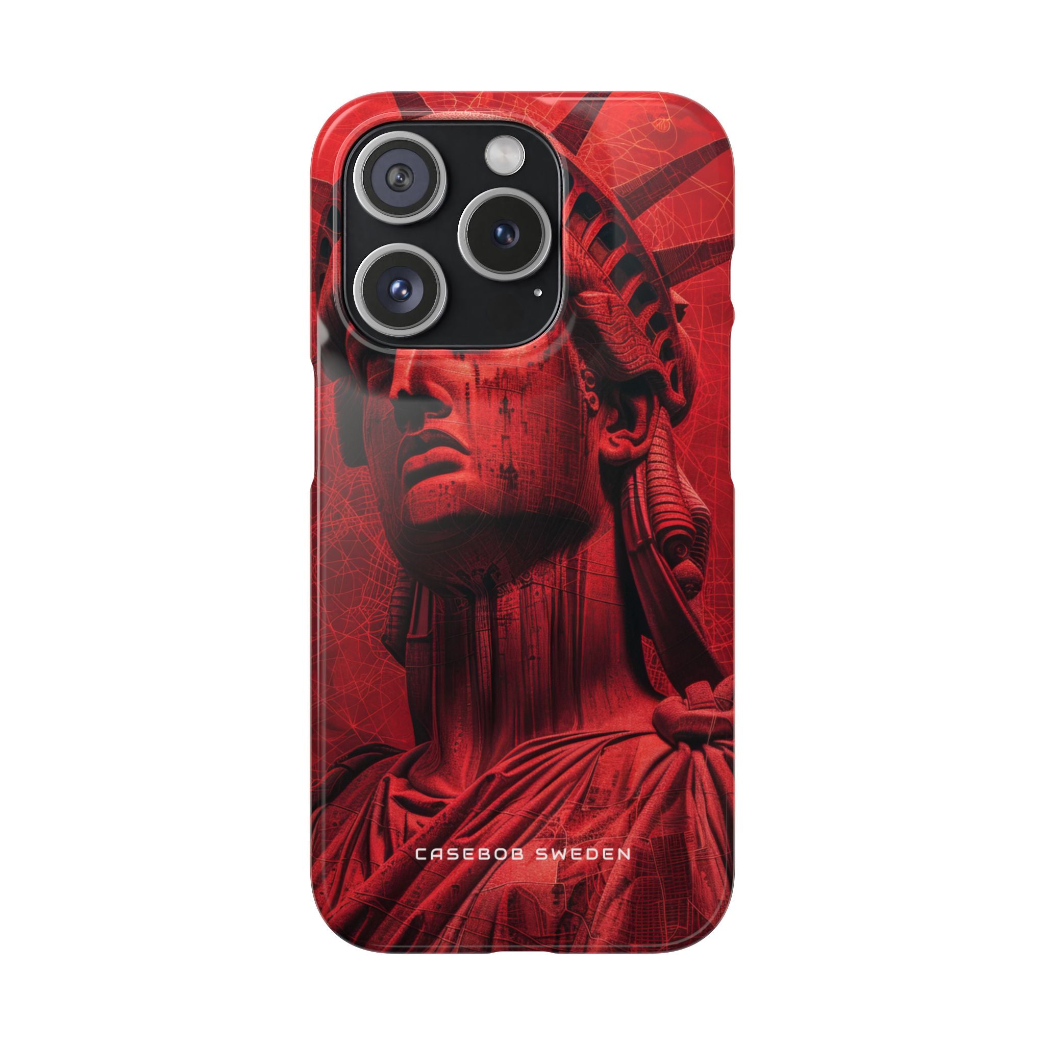 Zen Red Liberty Vision iPhone 15 - Slim Phone Case