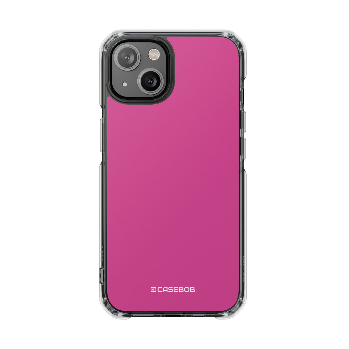 Pink Pantone | Handyhülle für iPhone (Clear Impact Case – magnetisch) 