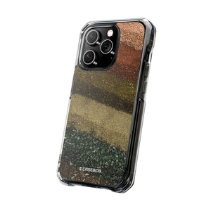 Earth Tone Pattern | Phone Case for iPhone (Clear Impact Case - Magnetic)