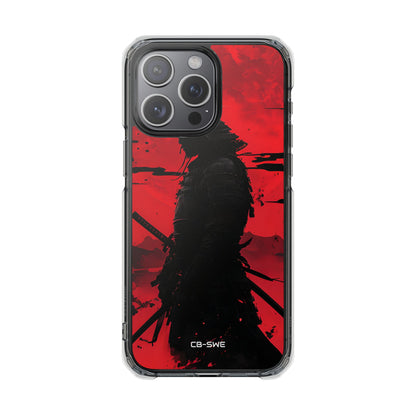 Red Samurai Shadow iPhone Case - Impact