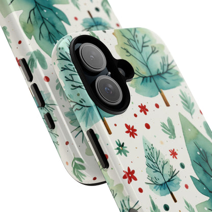 Joyful Evergreen Dance - iPhone Case