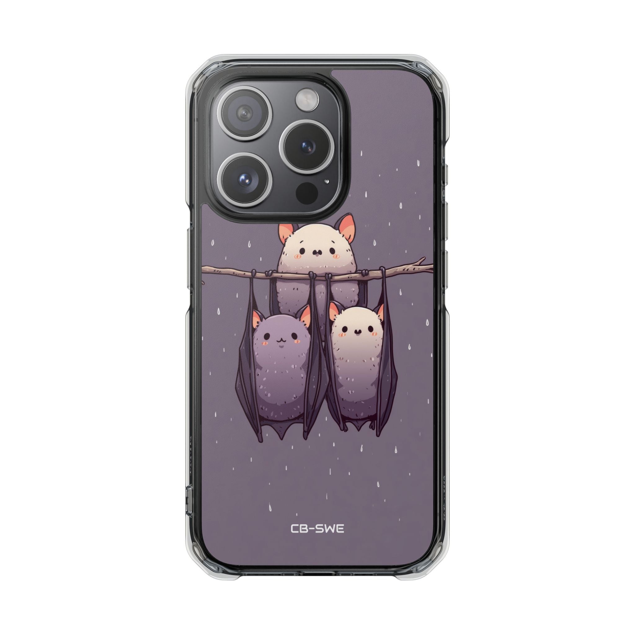 Bats Hang Playfully iPhone Case - Impact