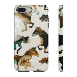 Tie Dye Horses - Protective Phone Case