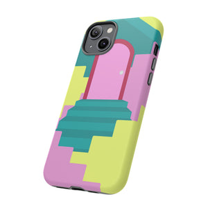 Vector Illustration of Stairs - Protective Phone Case