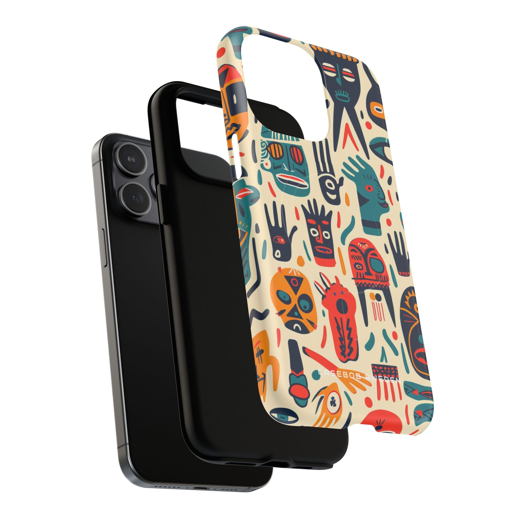 Gradient Tribalscape Vibrance iPhone 15 | Tough+ Phone Case