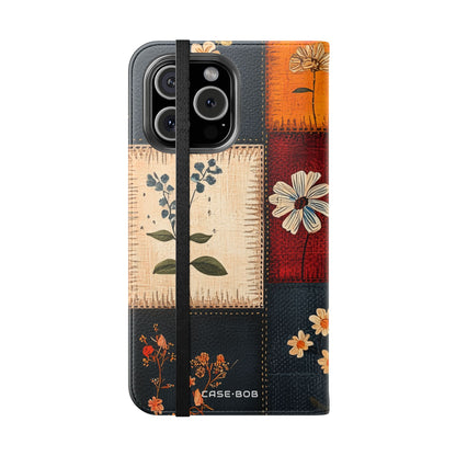Patchwork Blooms - iPhone 16 Max Case - Wallet