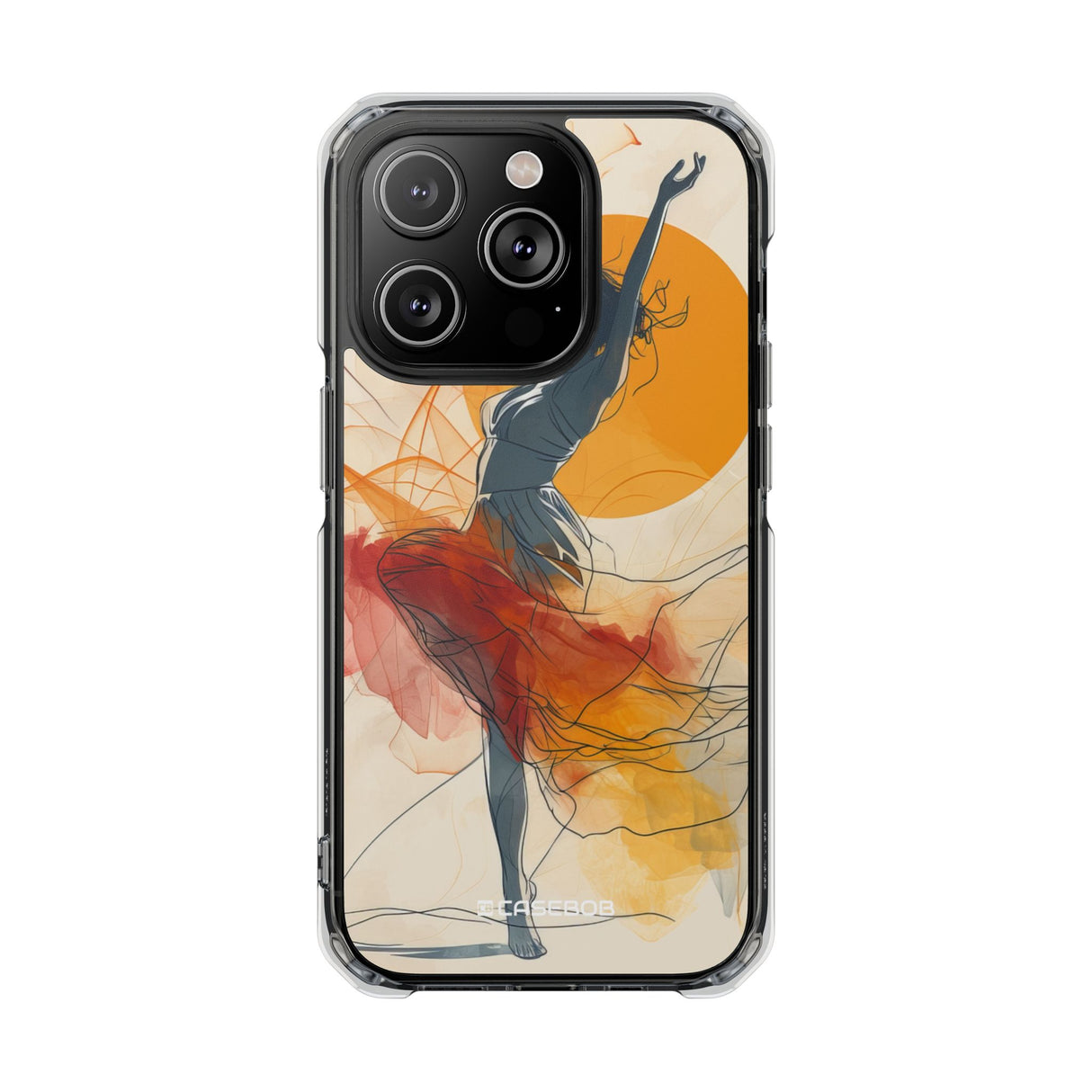 Sunlit Grace - Phone Case for iPhone (Clear Impact - Magnetic)