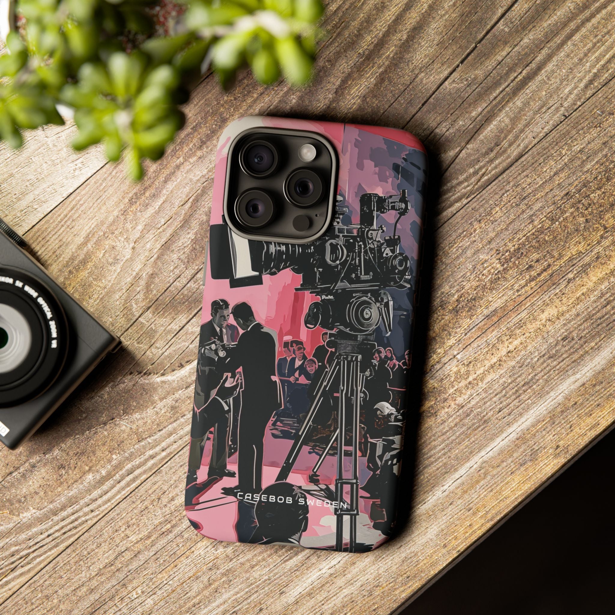 Retro Cinematic Spotlight iPhone 15 - Tough Phone Case