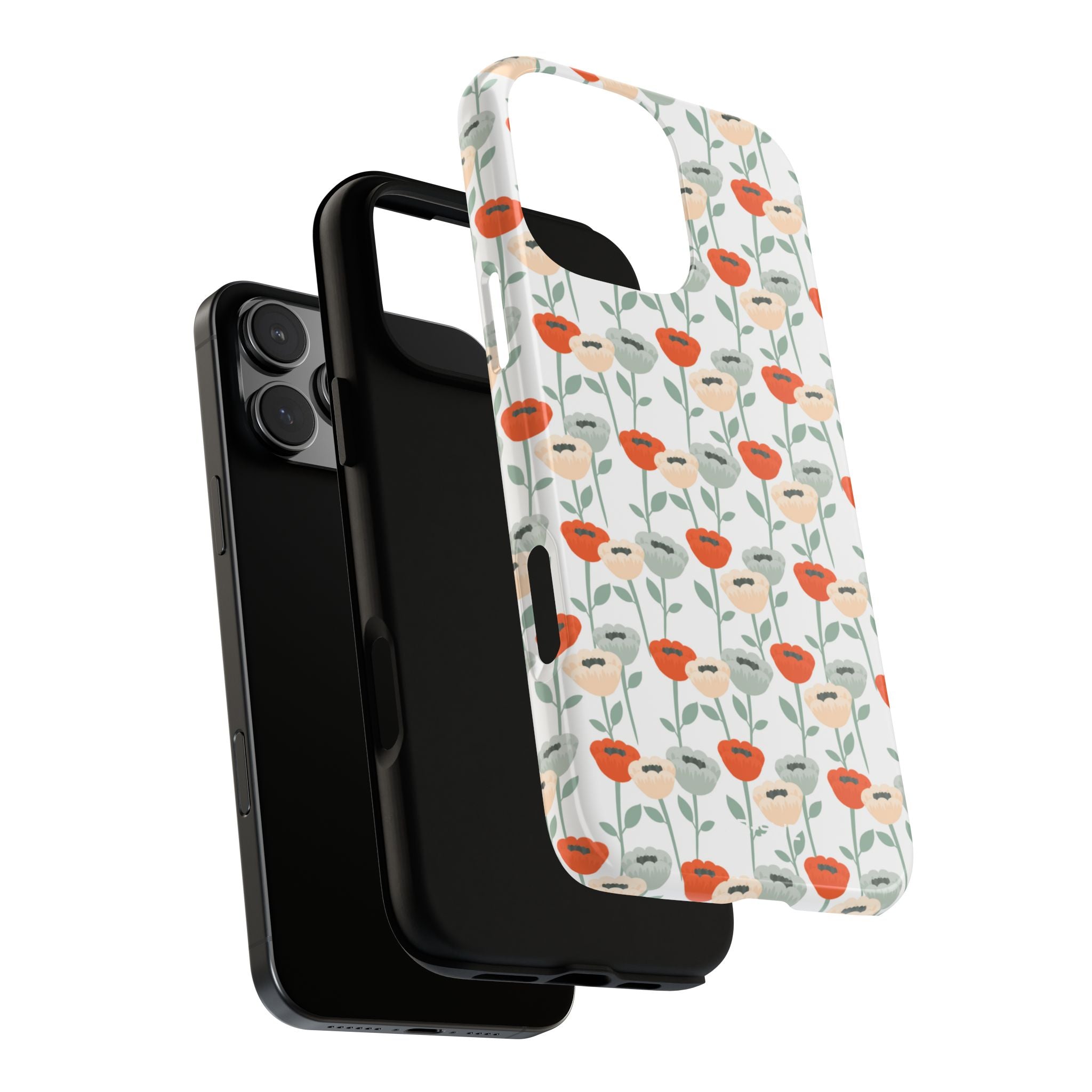 Minimalist Floral Elegance - iPhone Case