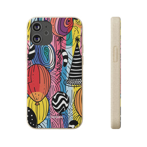 Vibrant Party Whimsy | Biodegradable Phone Case