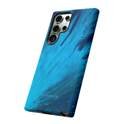 Light Blue Ink Art | Phone Case