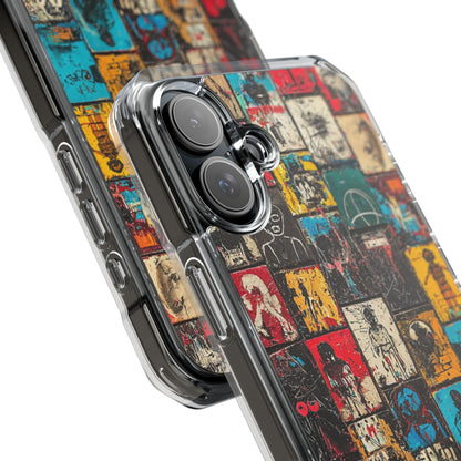 Figured Grid iPhone 16 Plus Case - Impact