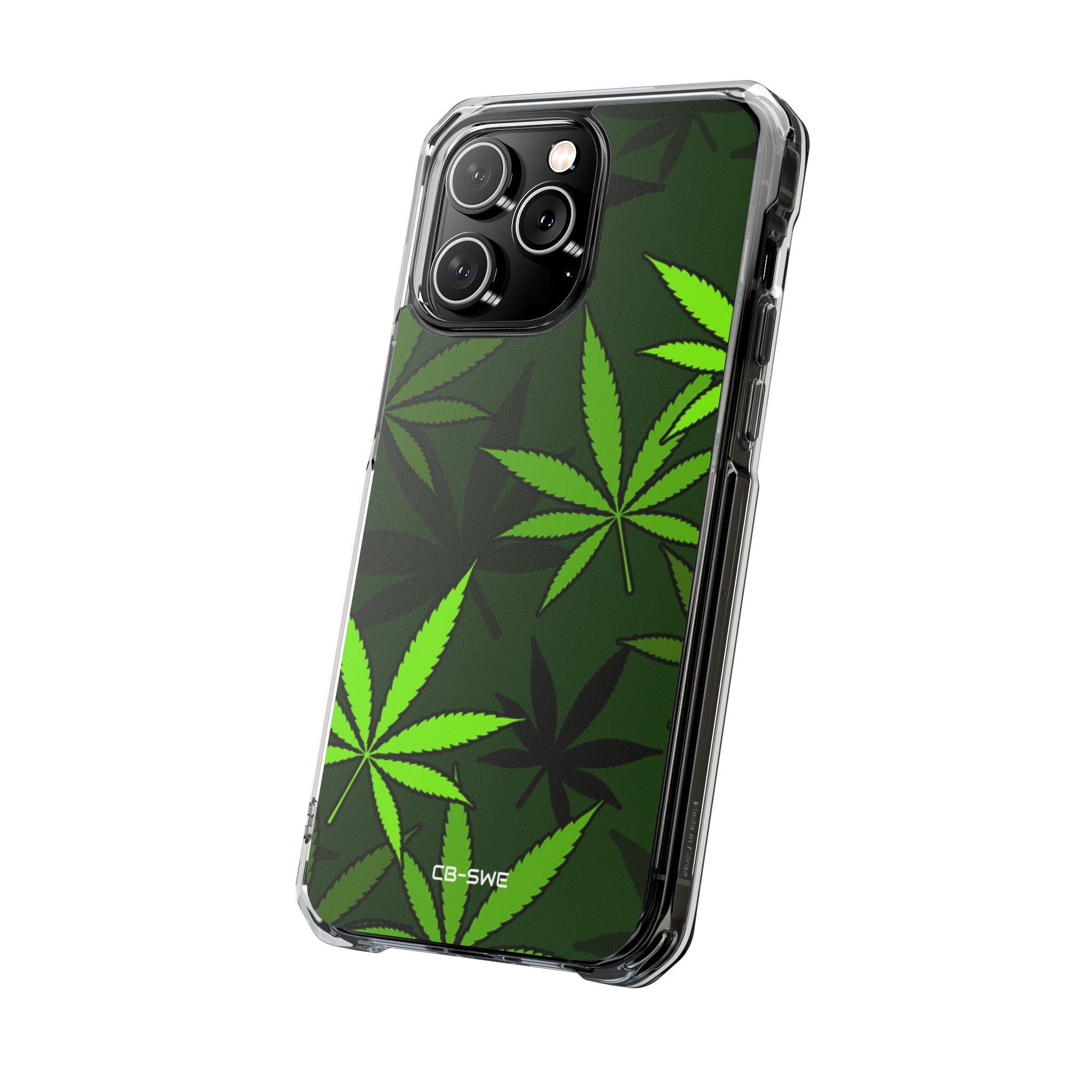 Green Leaf Symmetry iPhone Case - Impact