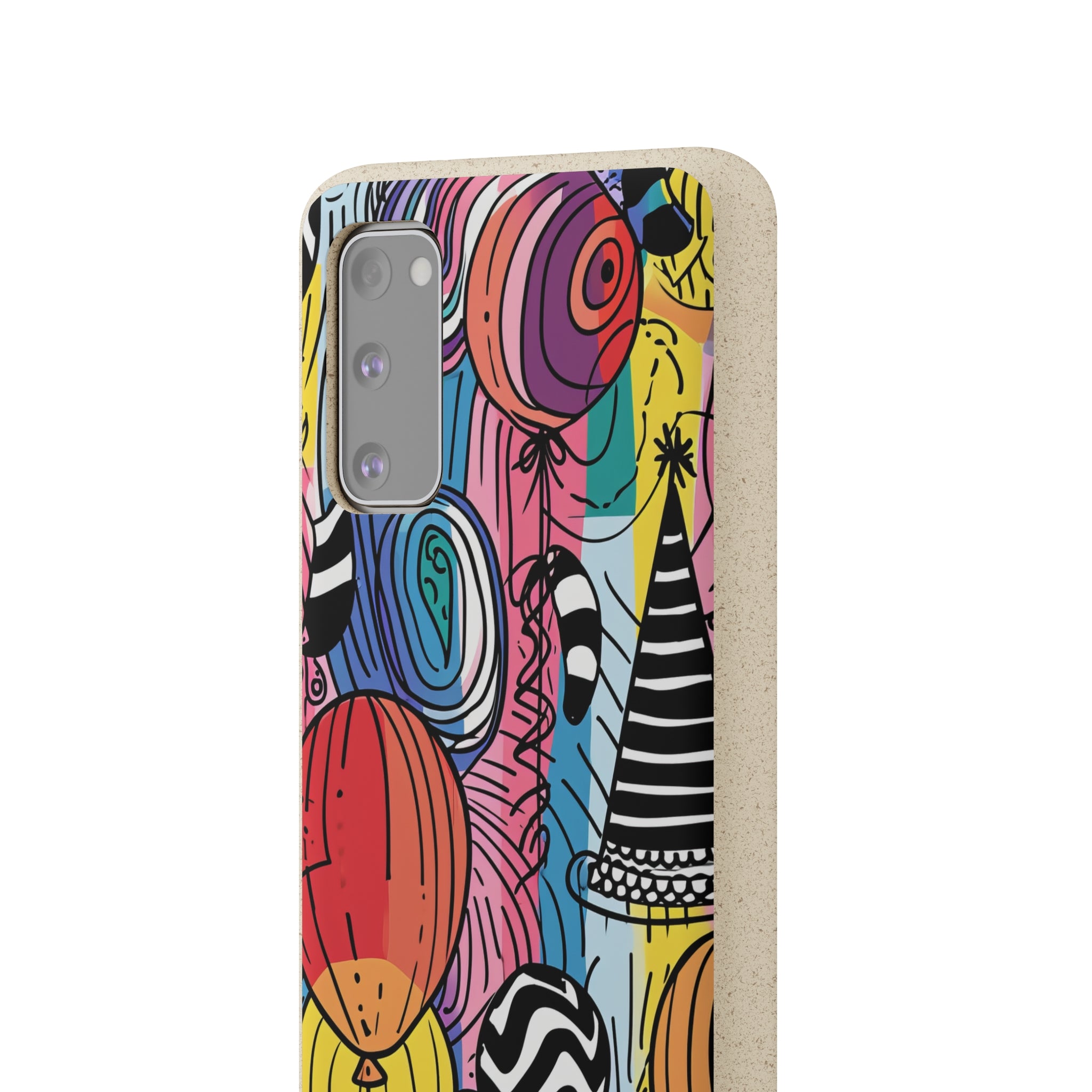 Vibrant Party Whimsy | Biodegradable Phone Case