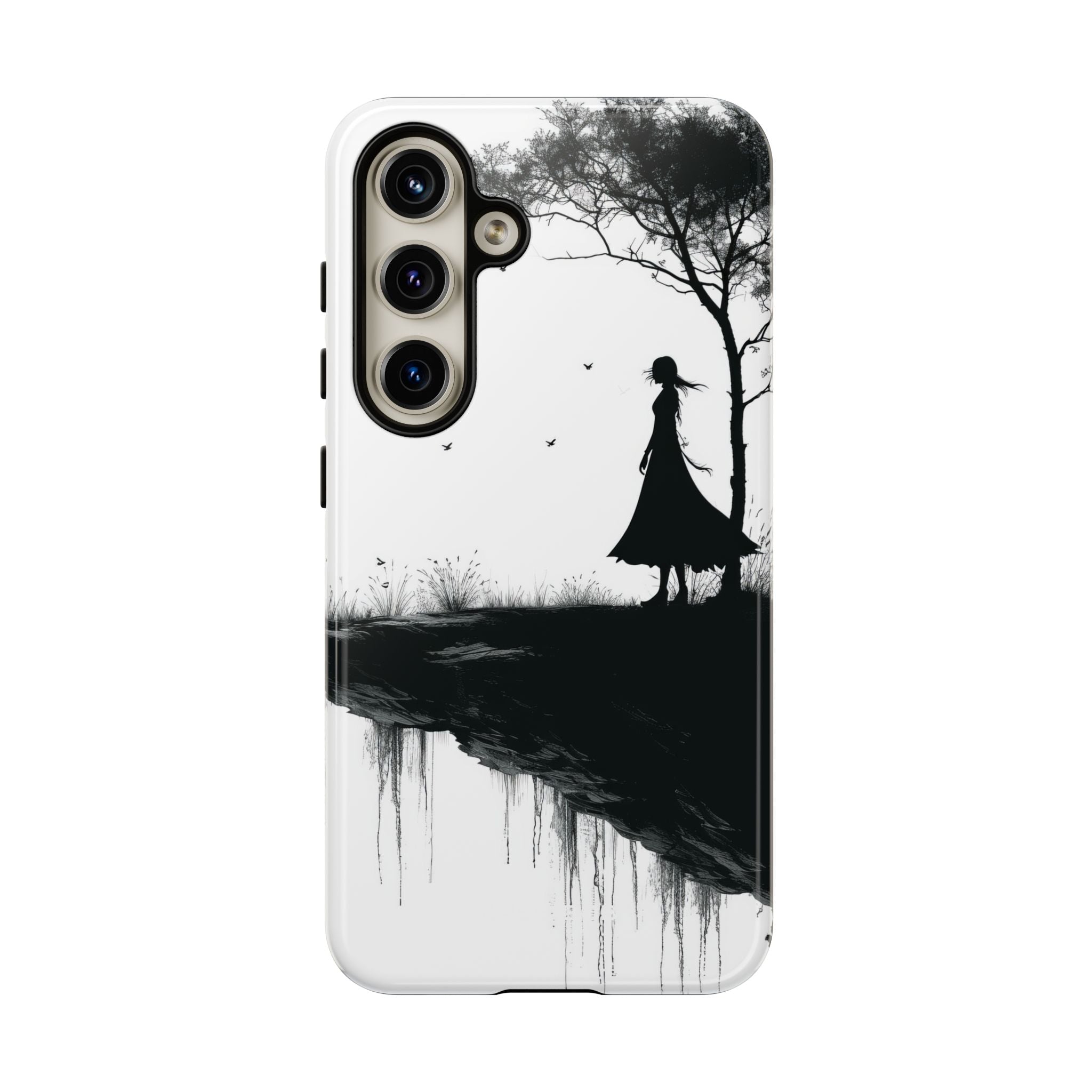 Cliffside Silhouette Samsung S24 Case - Tough