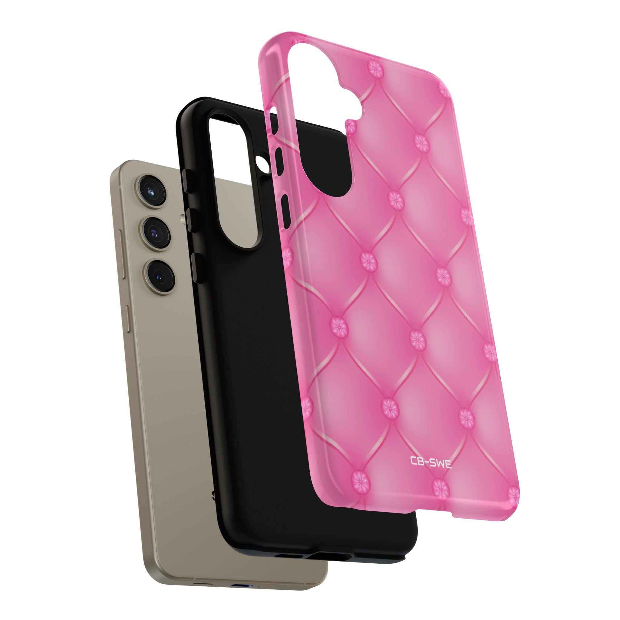 Quilted Pink Elegance - Samsung Case