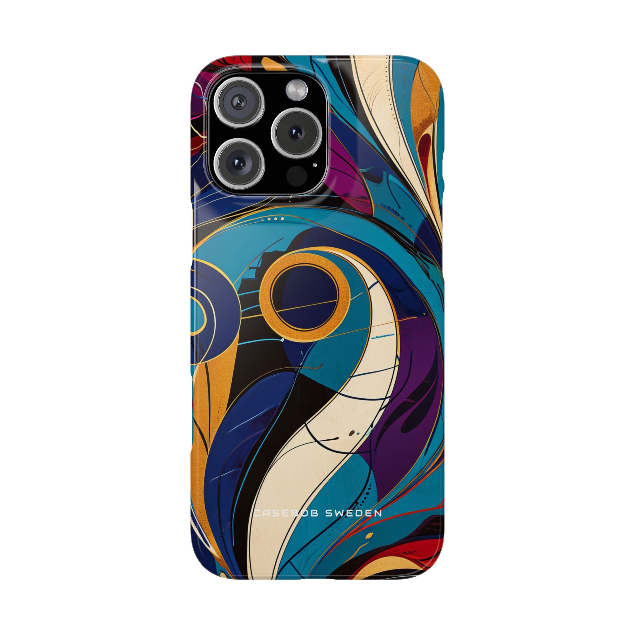 Vintage Vortex Harmony iPhone 16 - Slim Phone Case