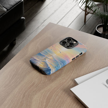 Gentle Waves Embrace - iPhone Case